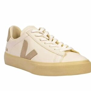 Size 8 - VEJA Women's Campo White Leather Sneaker